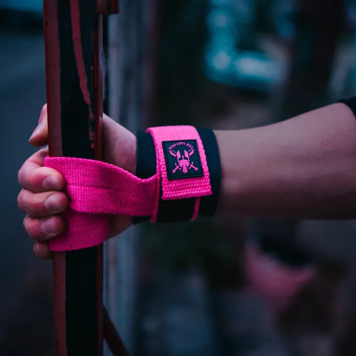 Lifting Straps (Gym Straps) - Pembe - The Last Pull
