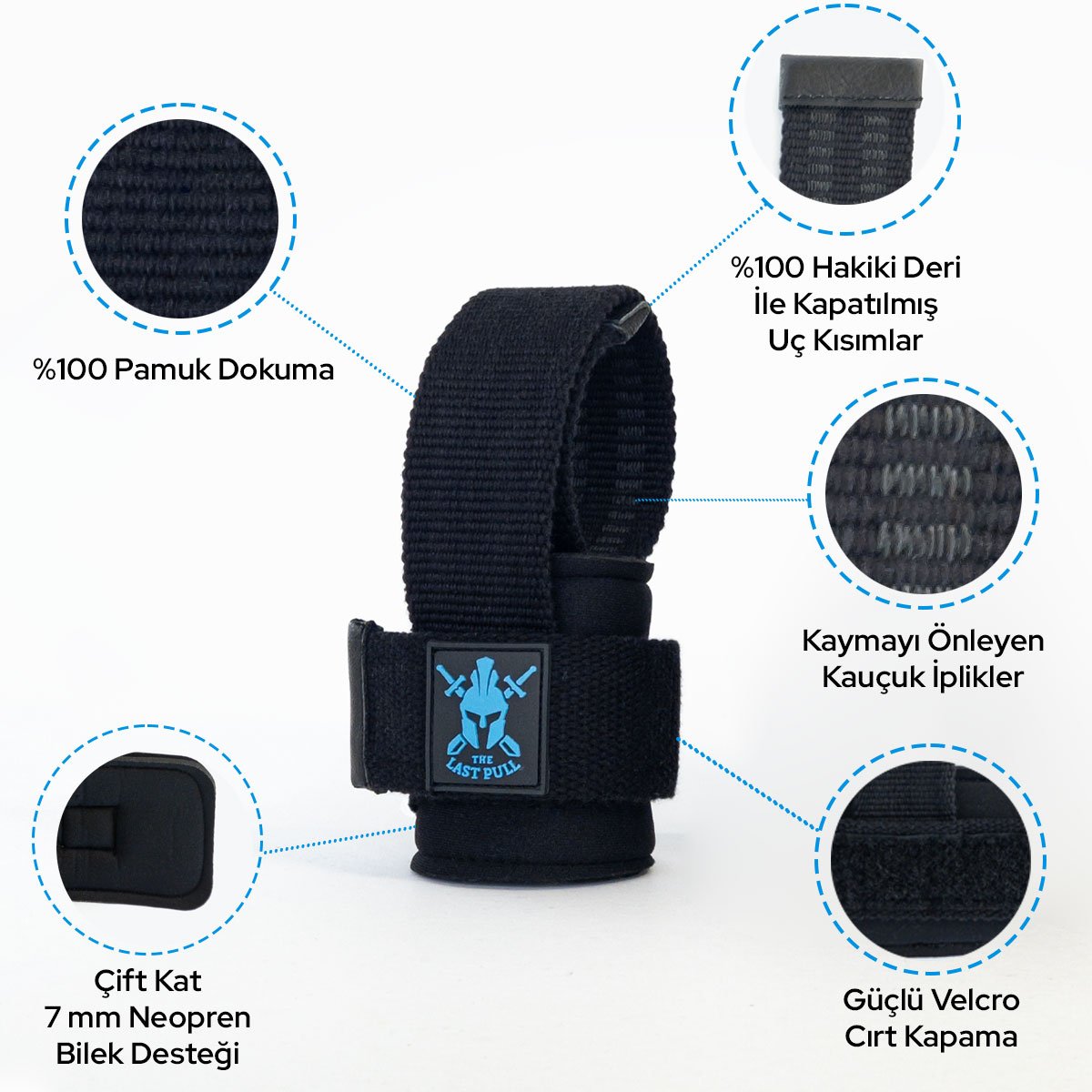 The Last Pull Lifting Straps - Karadeniz