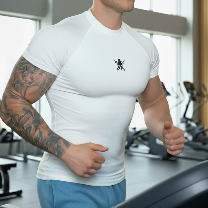 CoolDry Ter Tutmayan Performans Tişörtü Kısa Kol – Beyaz - The Last Pull