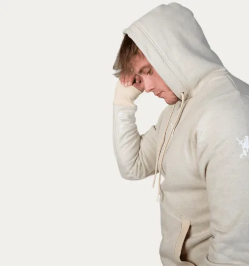 PowerWear Kapüşonlu Sweatshirt – Bej - The Last Pull