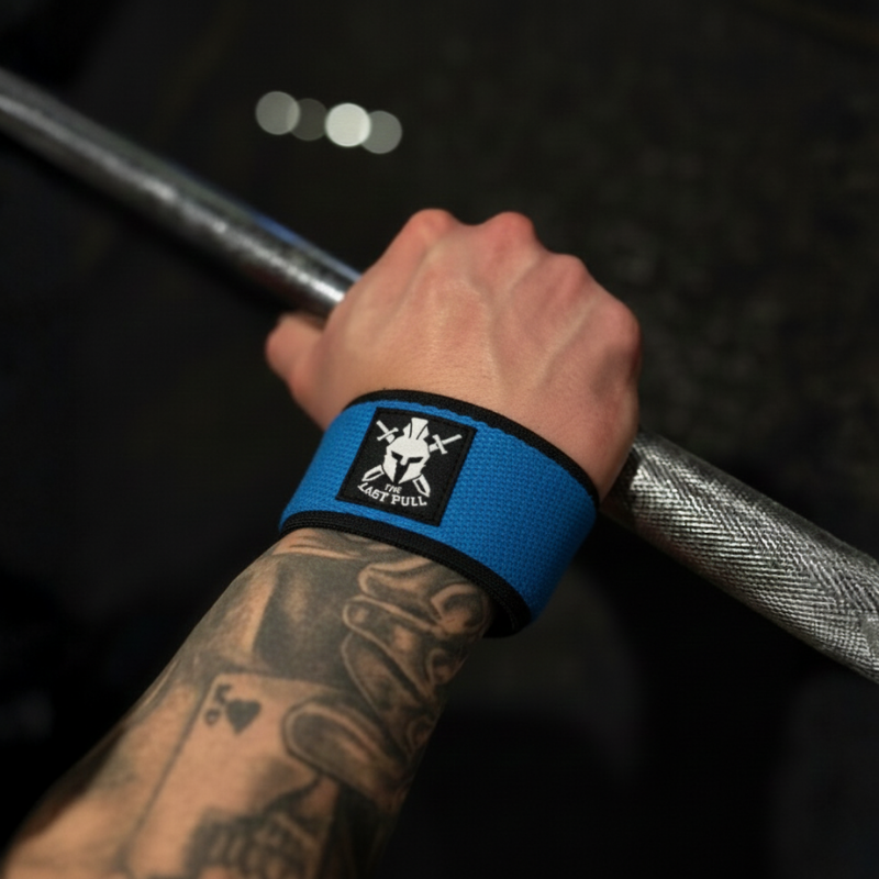 Padded Lifting Straps (Gym Straps) - Mavi - The Last Pull