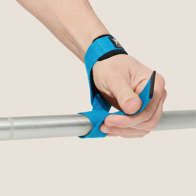 Padded Lifting Straps (Gym Straps) - Mavi - The Last Pull