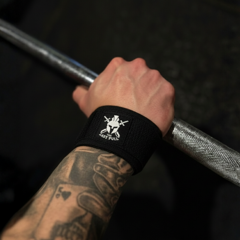 Padded Lifting Straps (Gym Straps) - Siyah - Mavi - The Last Pull