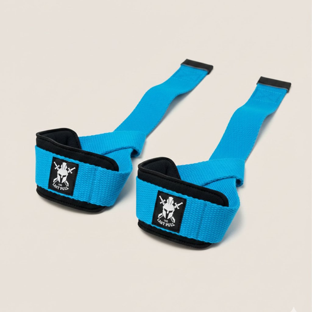The Last Pull Padded Lifting Straps - Mavi
