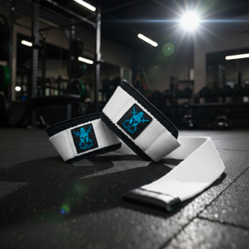 Padded Lifting Straps (Gym Straps) - Beyaz - The Last Pull