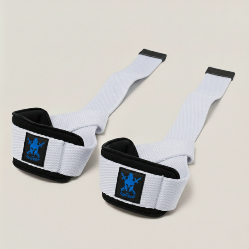 Padded Lifting Straps (Gym Straps) - Beyaz - The Last Pull