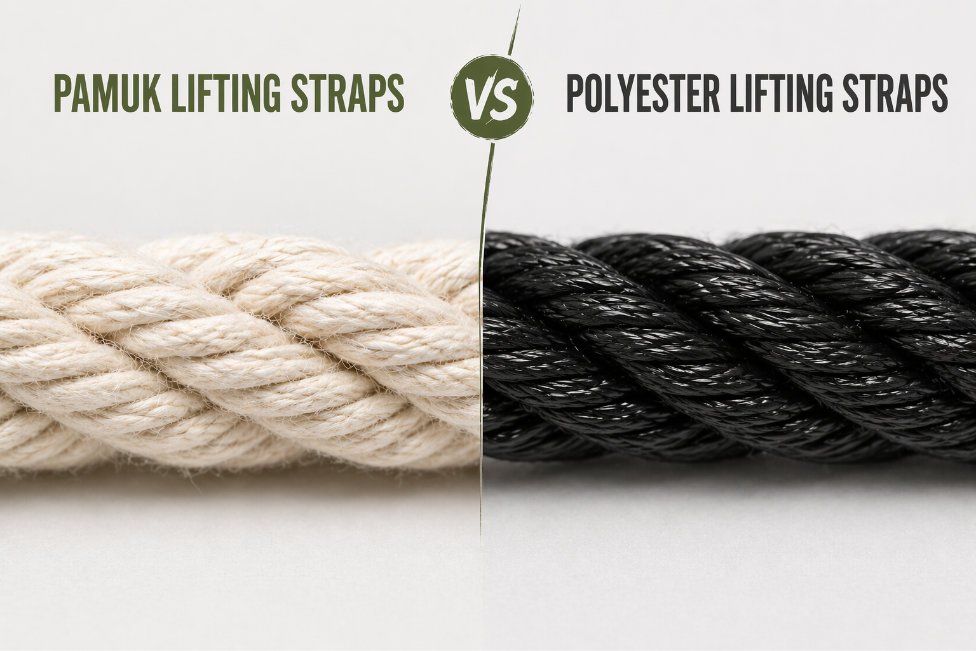 Pamuk ve Polyester Lifting Straps Karşılaştırması